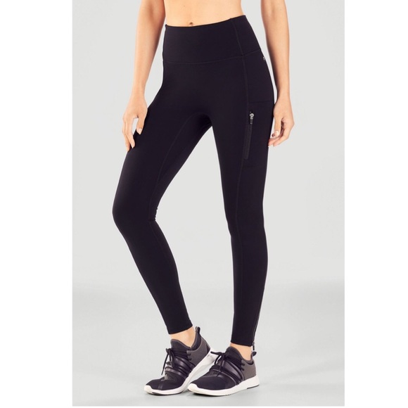 Fabletics Pants - NWT Fabletics Trinity Utility Leggings Black Med